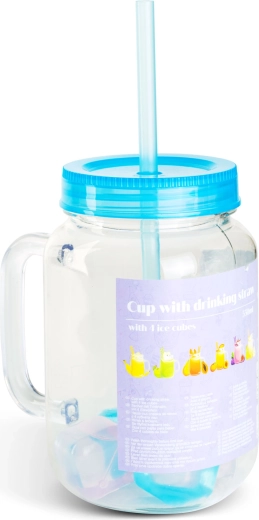 Dop en rietje voor comfortabel drinken