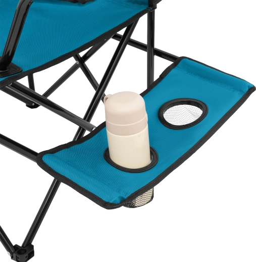 Praktisch zijtafeltje en meerdere bekerhouders