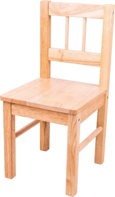 Houten kinderstoel natuurlijk Bigjigs Toys