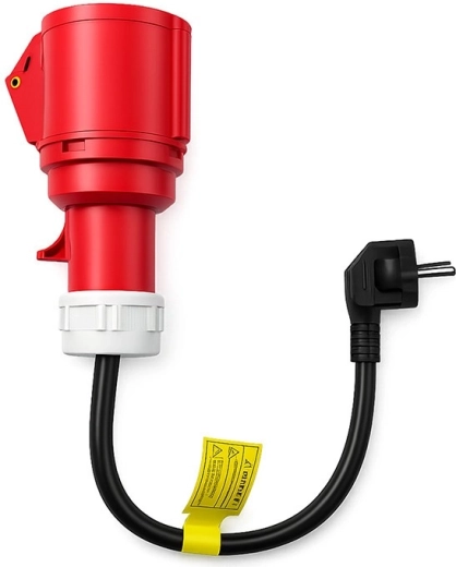 Voedingsadapter CEE 16A 5P naar Schuko 230 V voor EV-laders
