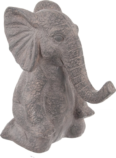 Decoratief olifantenbeeld van polyresin 49 cm
