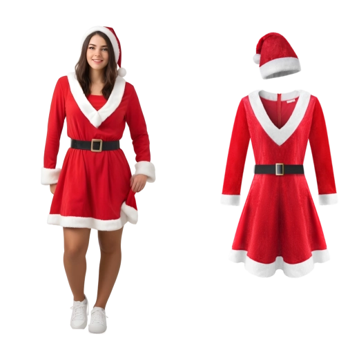 Complete kerstset, klaar om te dragen