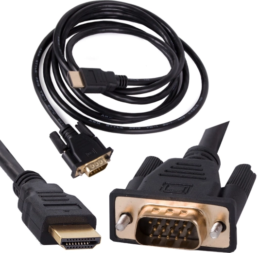 HDMI-naar-VGA kabel 2 m, Full HD, vergulde connectoren
