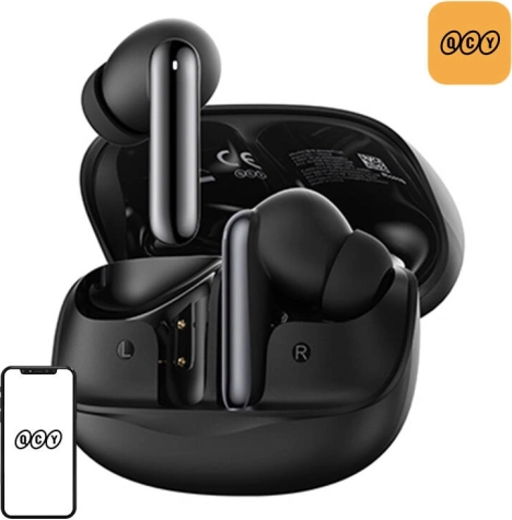 Draadloze oordopjes QCY MeloBuds HT12 zwart