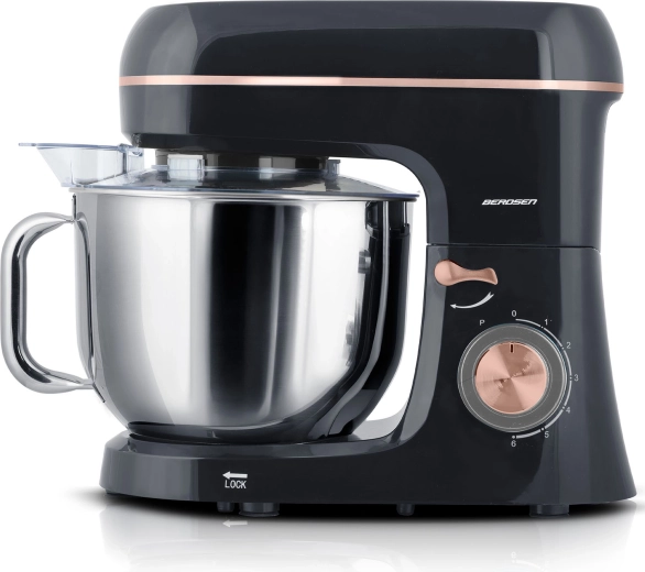 Grote 6 l roestvrijstalen kom met deksel