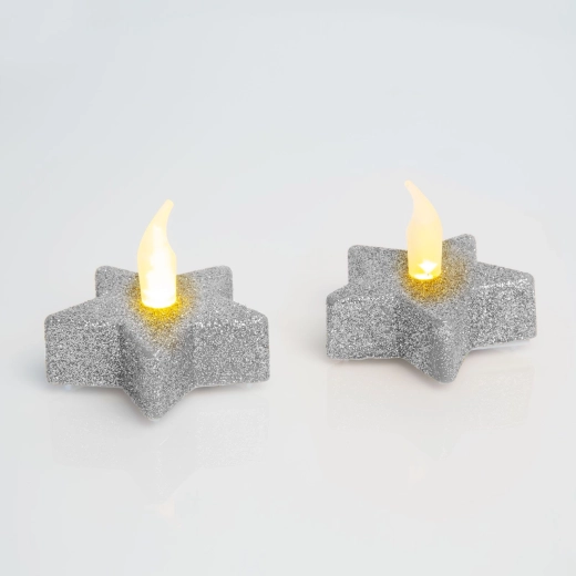 LED-theelichtje in de vorm van een ster - 1 stuk