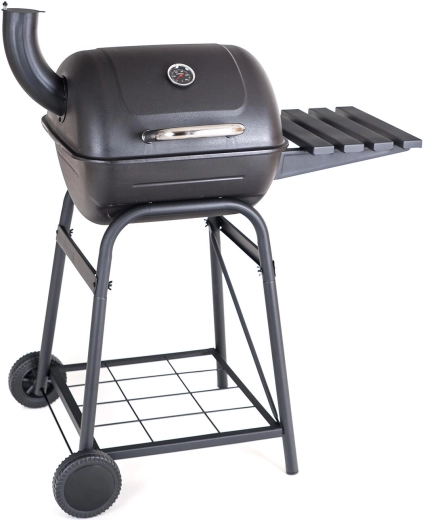 Welton tonvormige grill met thermometer en schoorsteentje 81 × 101 × 49 cm