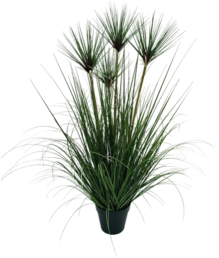 Kunstmatige decoratieve papyrus in pot 95 cm Garden Line
