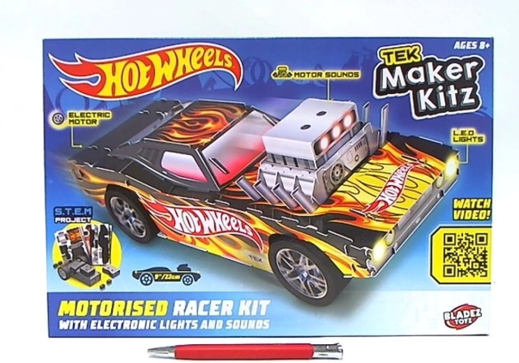 Hot Wheels Bladez Rodger Dodger – bouwset met licht en geluid