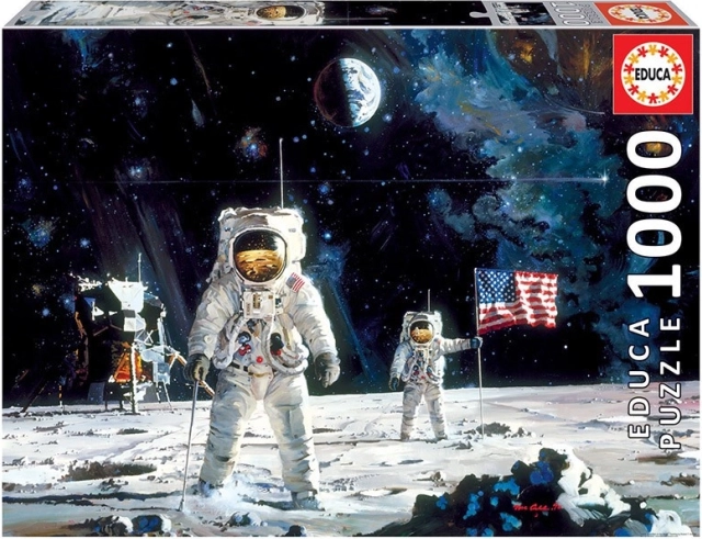 Educa Puzzel Eerste Mannen op de Maan 1000 Stukken