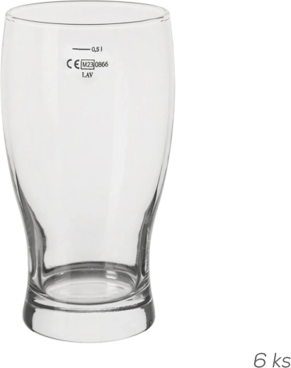 Bierglazen Belek 0,5 l (geijkt) 6 stuks