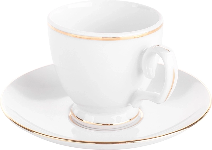 Elegante gouden randafwerking