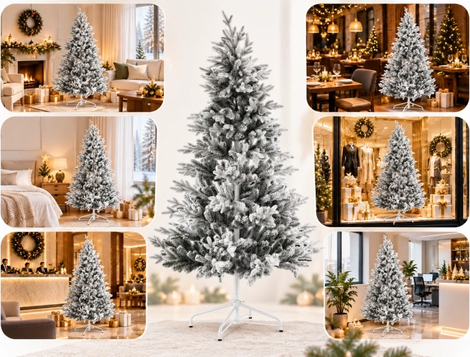 Kerstdecoratie voor verschillende interieurs