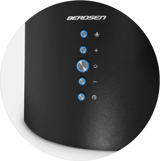 Touchbediening en 3 vermogensniveaus