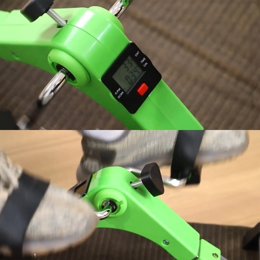 Compacte pedaaltrainer onder de tafel – benen en armen