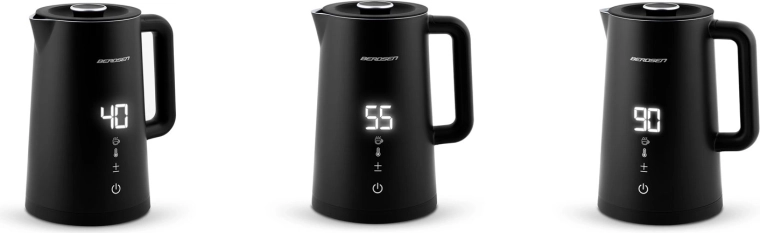 Precieze temperatuurinstelling met LED-display