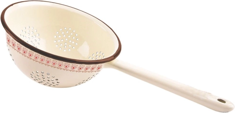 Geëmailleerd keukenvergiet TONCA 20 cm, beige