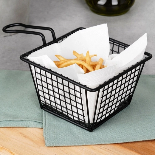 Stijlvol serveren van friet en snacks