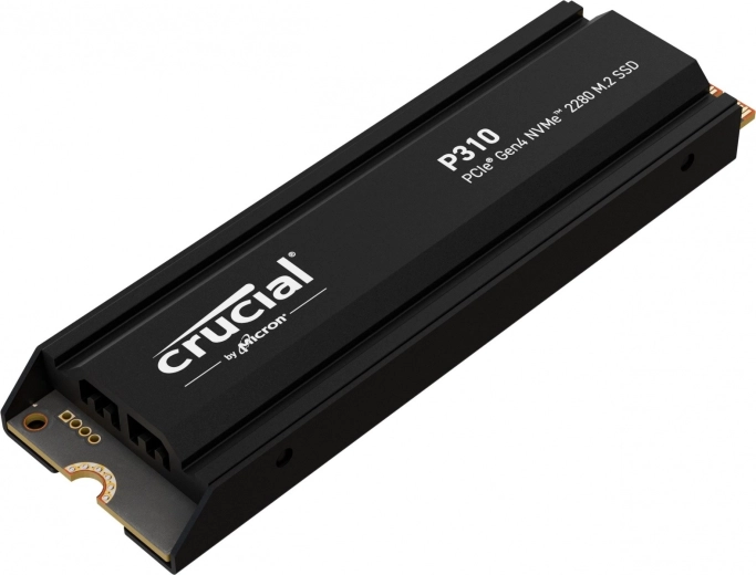 Crucial P310 2 TB NVMe SSD M.2 2280 PCIe 4.0 met koelblok