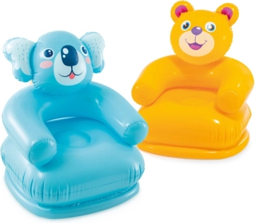 Opblaasbare kinderfauteuil dierenvorm – beertje of koala