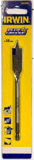 Platte houtboor 16 mm IRWIN Blue Groove