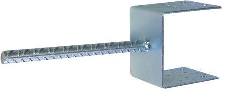 Grondanker voet 70 × 60 mm verzinkt