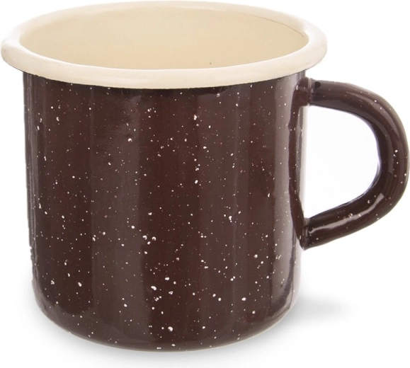 Orion geëmailleerde mok Brown 400 ml
