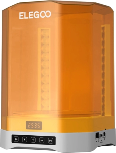 Gelijkmatige 360° UV-uitharding