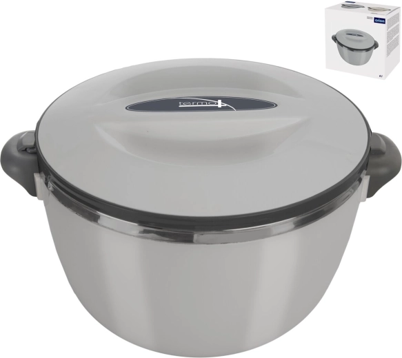 Thermoschaal UH/rvs TERMO 6 l grijs
