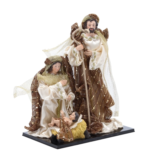 Elegante gouden accenten en textielachtige gewaden