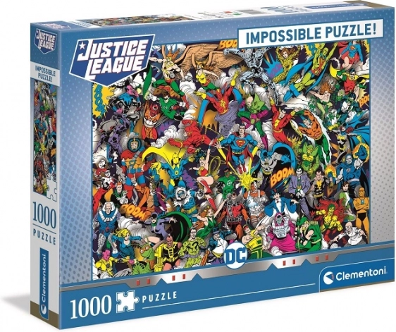 Puzzel Clementoni Impossible: DC Comics Justice League 1000 stukjes