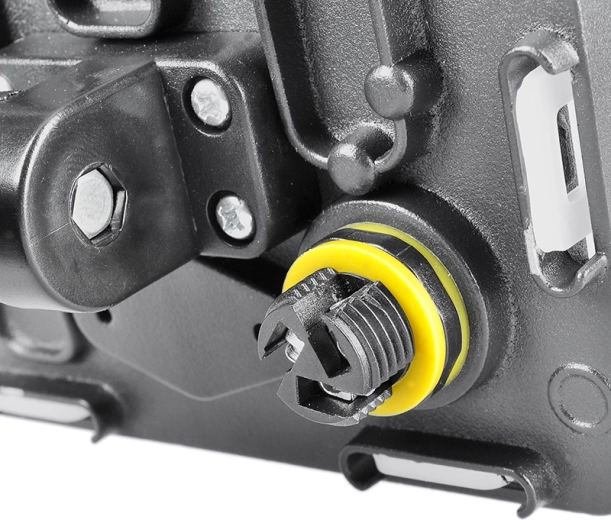 Veilige aansluiting dankzij waterdichte connector