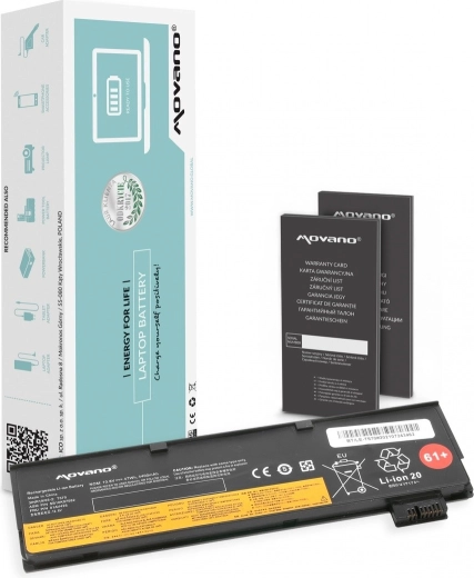 Movano-batterij voor Lenovo ThinkPad T470 en T570 4400 mAh (47 Wh)