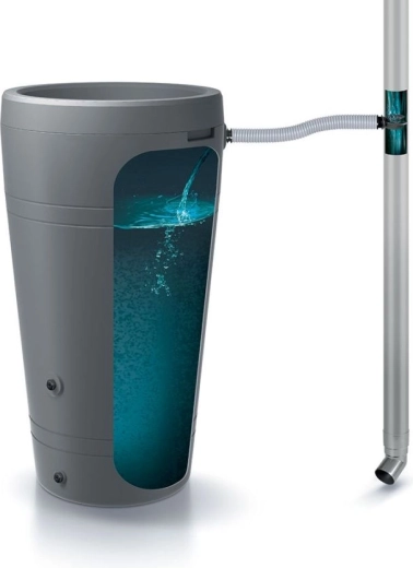 Ideaal voor het koppelen van regenton aan regenpijp