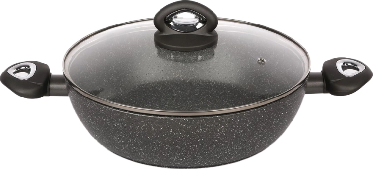 Valdinox Rock steelpan met deksel 28 cm, 3,5 l