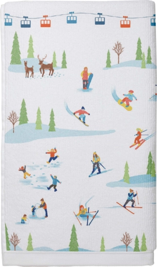 Keukenhanddoek TORO skiërs
