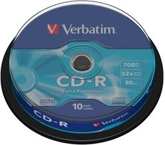 Verbatim CD-R Extra Protection 700 MB 52x - 10 stuks