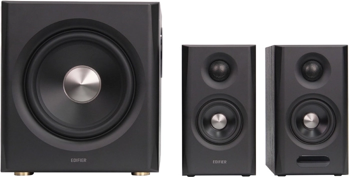 Drievoudig versterkt systeem en 150 W RMS