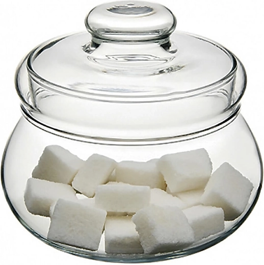 Glazen suikerpot SIMAX van borosilicaatglas 0,5 l