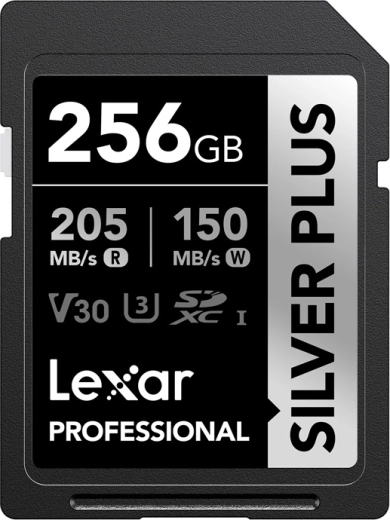 Lexar Professional Silver Plus SDXC-geheugenkaart 256 GB