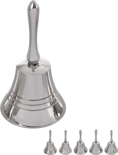 Kerst aluminium belletje zilver mix - 1 stuk