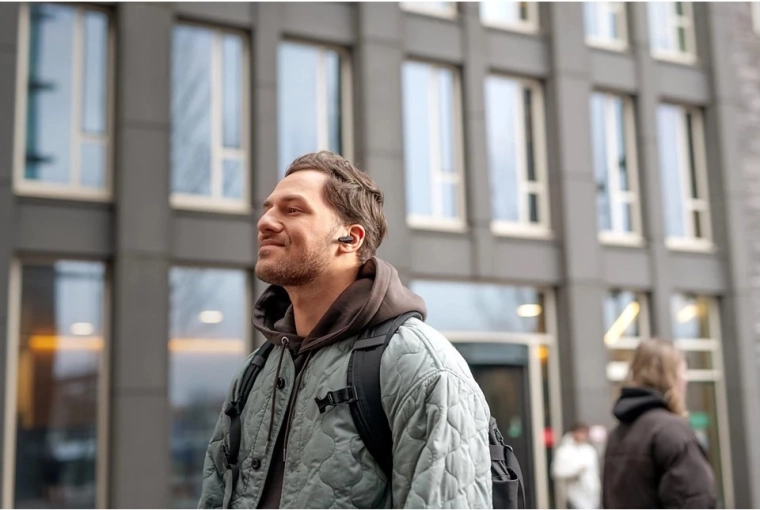 Comfort zonder eartips en licht draaggemak