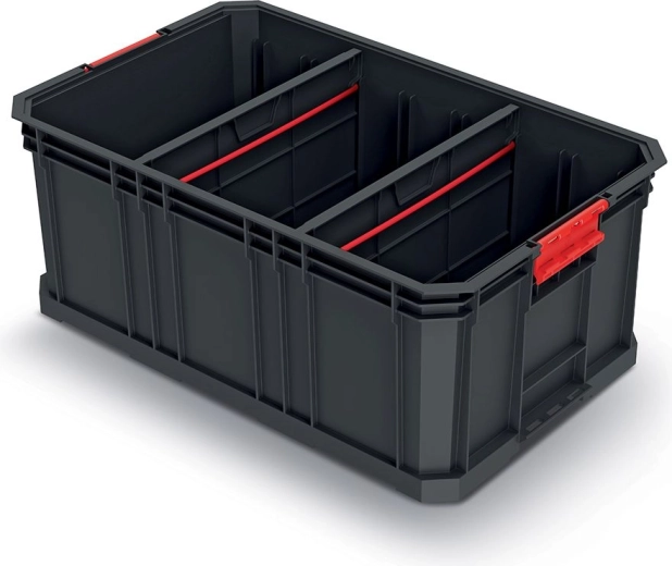 Modulaire transportbox met schotten 520 × 329 × 210 mm