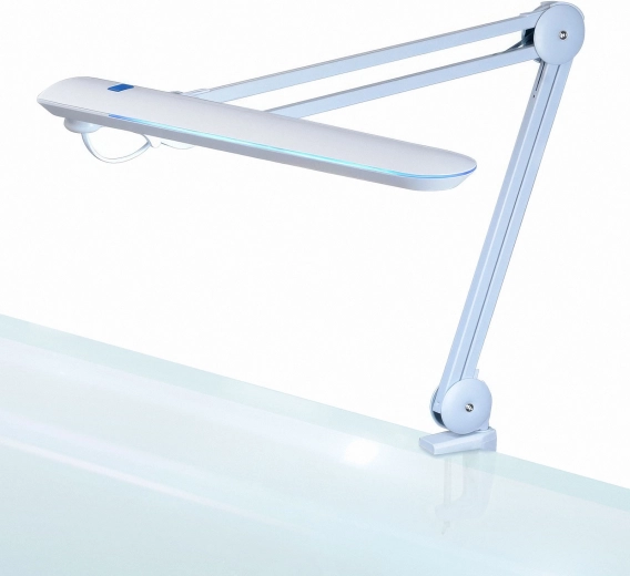 Dimbare witte LED-bureaulamp met klem