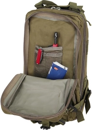 Organizer voor kleine spullen en uitrusting binnen handbereik