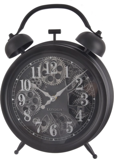 Wekker UH zwart 30 × 8 × 39 cm