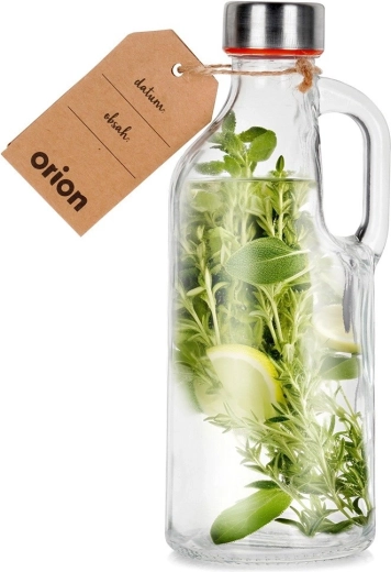 Glazen fles met oor 550 ml