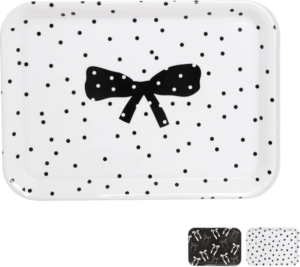 Serveertray van melamine 38 × 27,5 cm, mix van motieven