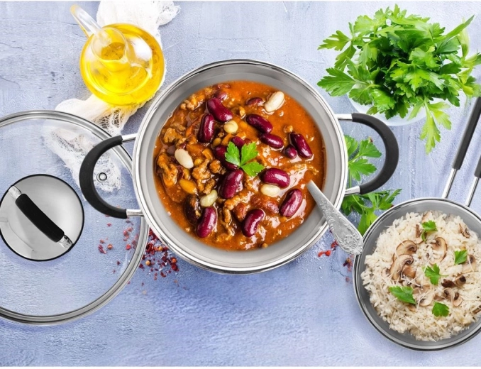 Glazen deksel met ontluchting