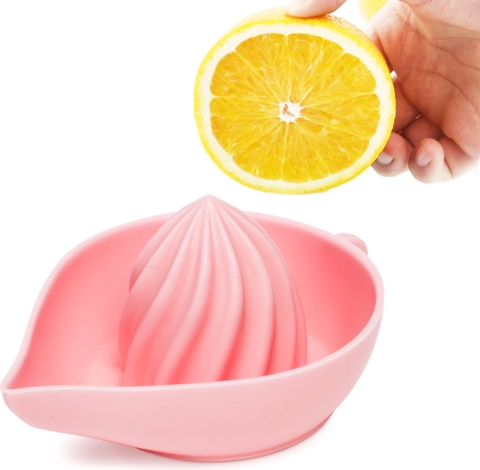 Roze siliconen citroenpers